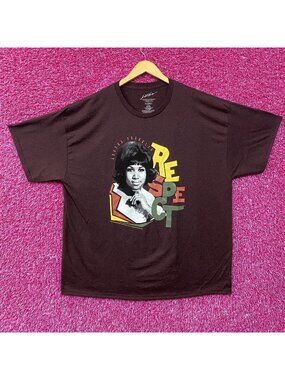 Aretha Frankling Queen Of Soul Respect T-Shirt 2XL